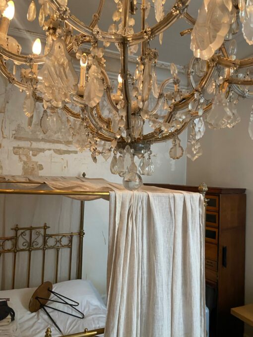 1900' Chandelier Cage 21 Lights Marie Thérèse in Bohemian Crystal H 140 X Ø 115 cm - Image 17