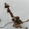 1970/80 Violin Lamp  In Bronze  Signed LOHE - Image 9