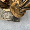 1970/80 Violin Lamp  In Bronze  Signed LOHE - Image 6