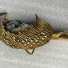 1970 'Geode And Gilt Bronze Wall Sculpture Signed Jacques Duval Brasseur - Image 7