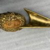 1970 'Geode And Gilt Bronze Wall Sculpture Signed Jacques Duval Brasseur - Image 6