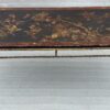 1970′ Table Basse Bronze Modèle Palmier Maison Baguès Ou Charles Laque De Chine 105 x 47 x H 42 cm