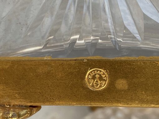 1880 'Pair Of Baccarat Vases,L' Escalier De Cristal , Japanese Period Gilt Bronze Base Signed H 28 X 14 X 14 cm - Image 5