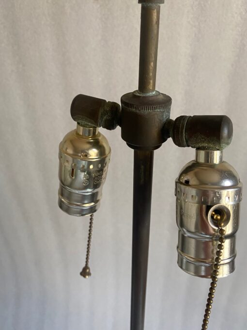 1970' Pair of Baccarat Overlay Lamps H 106 cm - Image 4