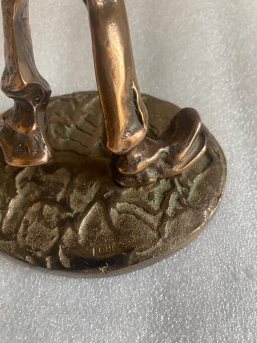 1970/80 Saxophonist And Trumpeter  In Bronze, Sculptures Signed LOHE - Image 12