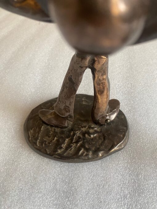 1970/80 Saxophonist And Trumpeter  In Bronze, Sculptures Signed LOHE - Image 9