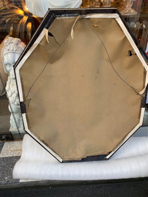 1950/70 Octagonal and Oval Venetian Mirror 98 x 82 Cm - Image 3