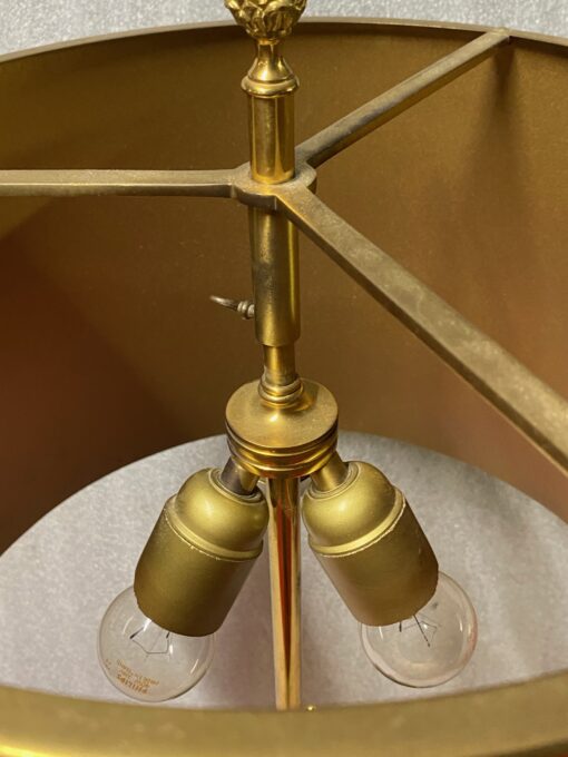 1970' Lampe En Bronze Signée Charles Modéle Fleur De Lotus – Image 5