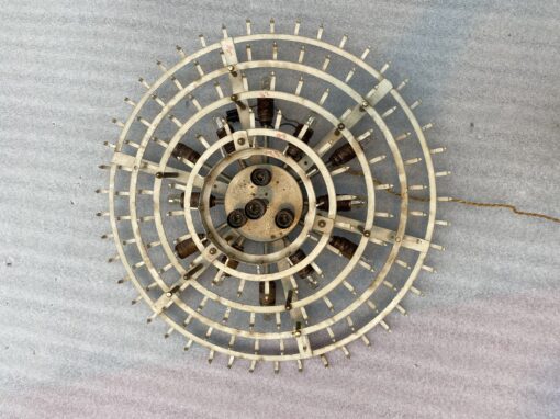 1970′ Chandelier Doria 5 Levels 142 Blown Glass Crystals Design Venini Murano - Image 12