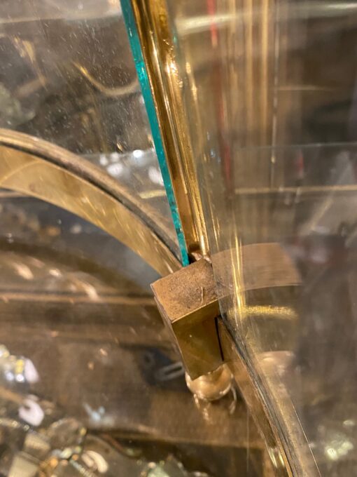 1950'Lanterne En Bronze Doré Style Directoire H 120 cm Ø 57 cm – Image 9