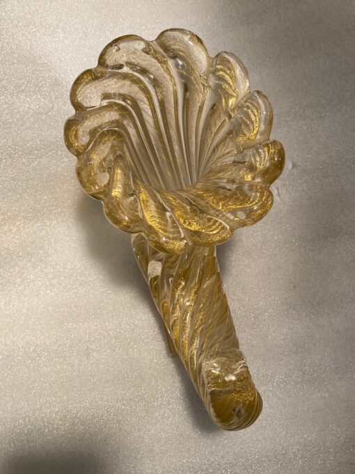 1970' Cornucopia Crystal Murano Barovier Y Toso H 25 L 30 cm - Image 8
