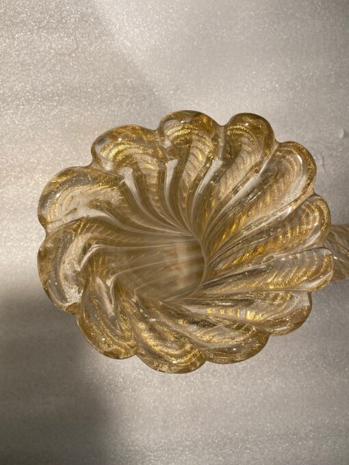 1970' Cornucopia Crystal Murano Barovier Y Toso H 25 L 30 cm - Image 3