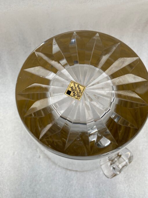 1970′ Seau à Champagne Cristal Signé St Louis Decors Dorés Modéle Trianon – Image 4