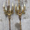 1890/1900′  Pair Of Louis XVI Style Gilt- Bronze Four-Lights After Gouthiere - Image 27