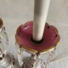 1970′ Pair of Baccarat Overlay Lamps: H 45 cm - Image 6