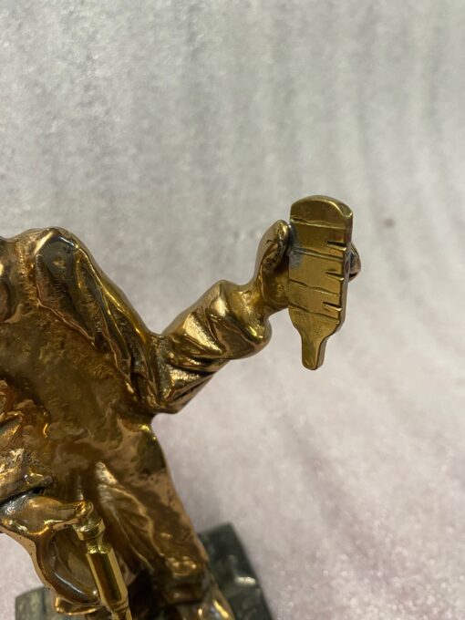 1970/80 Le Tate Vin In Bronze, Sculpture Signed LOHE - Image 9