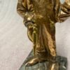 1970/80 Le Tate Vin En Bronze , Sculpture Signée LOHE – Image 8
