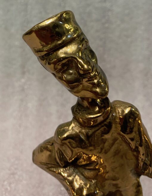 1970/80 Le Tate Vin In Bronze, Sculpture Signed LOHE - Image 7