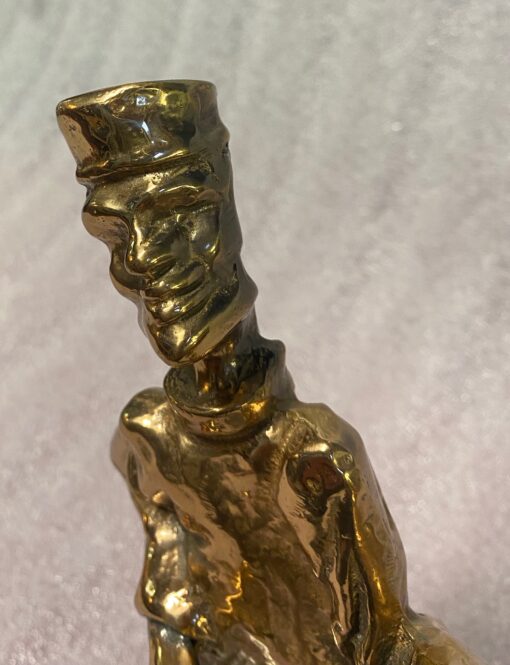 1970/80 Le Tate Vin In Bronze, Sculpture Signed LOHE - Image 6