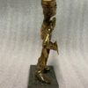 1970/80 Le Tate Vin En Bronze , Sculpture Signée LOHE – Image 4