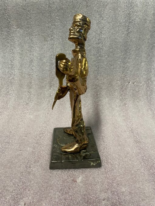 1970/80 Le Tate Vin In Bronze, Sculpture Signed LOHE - Image 3