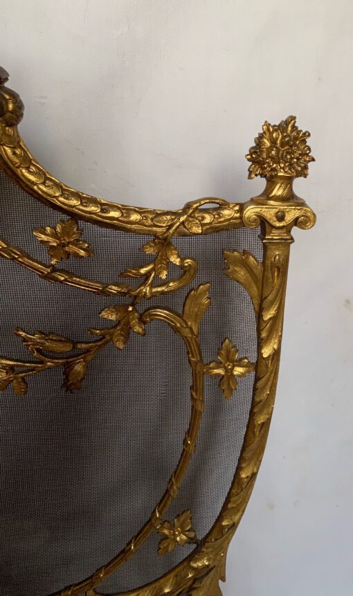 1880 'Spark Barrier N 3 In Gilt Bronze With Flowers Pots - Image 8