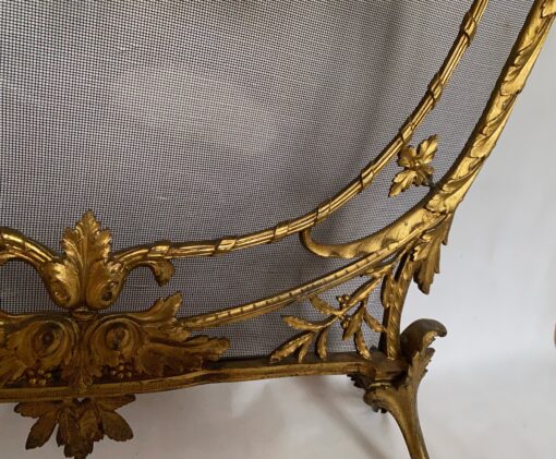 1880 'Spark Barrier N 3 In Gilt Bronze With Flowers Pots - Image 4