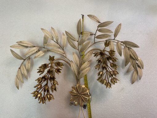 1970′ Wall lamp With 2 Wisterias ,73X H 57 cm Hans Kogl - Image 8