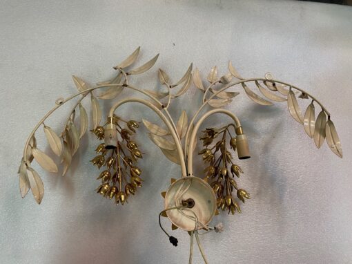 1970′ Wall lamp With 2 Wisterias ,73X H 57 cm Hans Kogl - Image 3