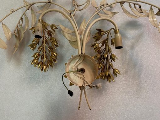 1970′ Wall lamp With 2 Wisterias ,73X H 57 cm Hans Kogl - Image 2