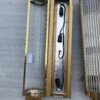 1970′ Série de 4 appliques  A Tubes de Verre Style Genet Michon Ou Petitot H 57 cm – Image 3