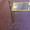 1970′  Étagère En Bronze à 4 Niveaux Maison Baguès Plateaux Verre 31 X 56 H 118 cm – Image 10