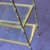 1970′  Étagère En Bronze à 4 Niveaux Maison Baguès Plateaux Verre 31 X 56 H 118 cm – Image 2