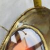 1970’ Bronze or Brass Butterfly Wall Lamp, Duval Brasseur Or Isabelle Faure, 4 Bulbs, Agate Wings: 40 x H 33 cm - Image 13