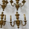 1970/80 Series Of 6 Wall Lights In Gilt Bronze In The Style Of LXVI Signed Maison Baguès 36 X H 39 cm - Image 13