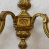1970/80 Series Of 6 Wall Lights In Gilt Bronze In The Style Of LXVI Signed Maison Baguès 36 X H 39 cm - Image 8