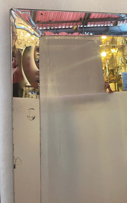 1940 ′ Venice Art Deco Mirror 146 X 87 cm Decor Mustache - Image 8