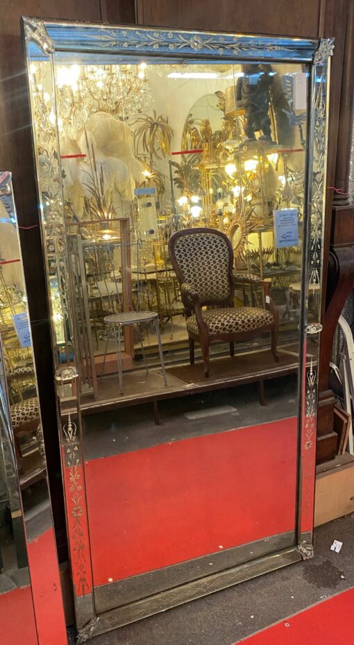 1950′ Venice Flower Mirror 176 x 90 cm