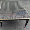 1950/70 Gerard MILLE Pour Maison Jansen Table Basse Bois Laqué Noir 121 x 81 cm – Image 8