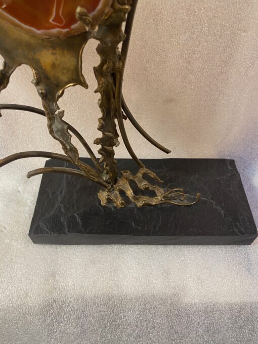 1970′ Plant Sculpture By FAURE, FERNANDEZ or DUVAL BRASSEUR For HONORE PARIS - Image 2
