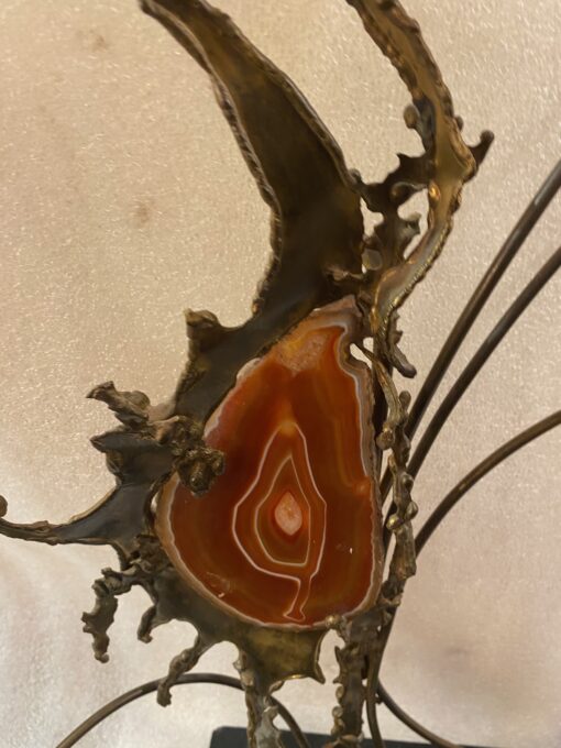 1970′ Plant Sculpture By FAURE, FERNANDEZ or DUVAL BRASSEUR For HONORE PARIS - Image 17