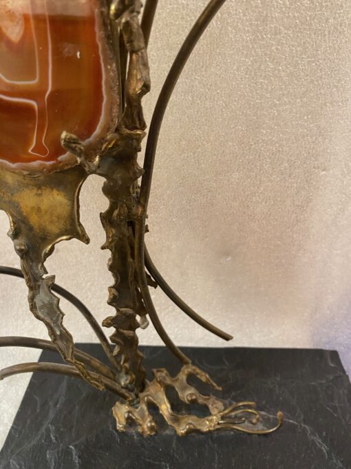 1970′ Plant Sculpture By FAURE, FERNANDEZ or DUVAL BRASSEUR For HONORE PARIS - Image 6