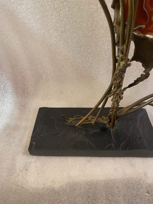 1970′ Plant Sculpture By FAURE, FERNANDEZ or DUVAL BRASSEUR For HONORE PARIS - Image 12