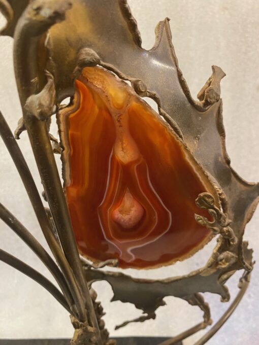 1970′ Plant Sculpture By FAURE, FERNANDEZ or DUVAL BRASSEUR For HONORE PARIS - Image 9