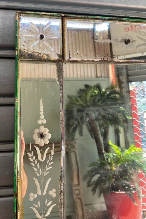 1900/20′ Venice Flower Mirror 161 x 120 cm - Image 4