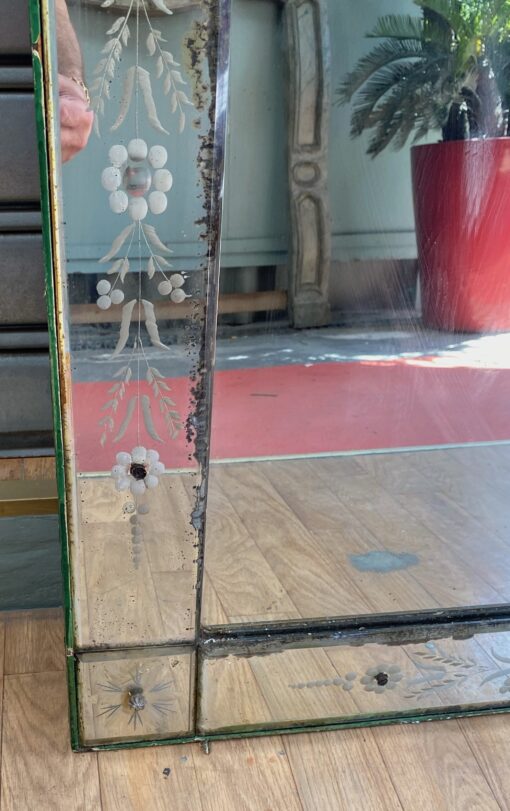 1900/20′ Venice Flower Mirror 161 x 120 cm - Image 5