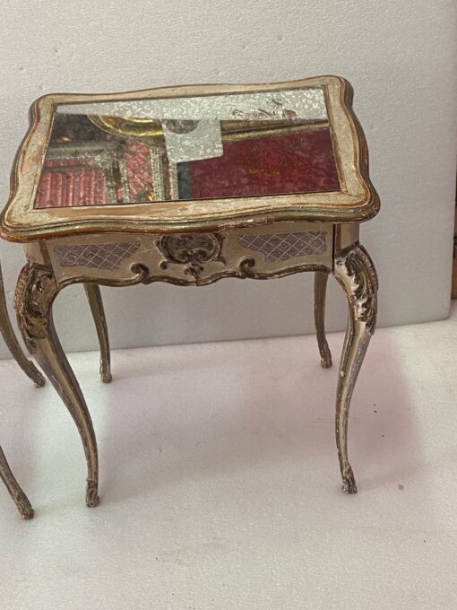 1950 Paire De Chevets  Bois Patiné 45 X 33 X H 60 cm – Image 9