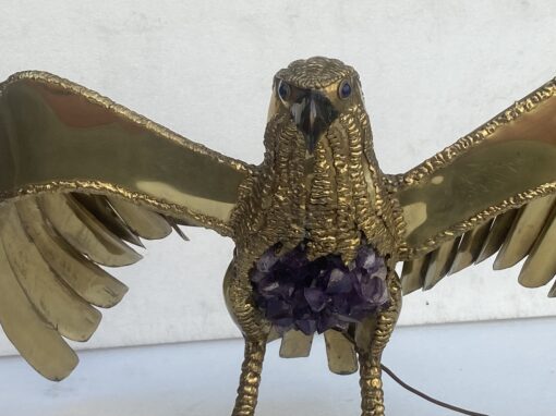 1970′ Eagle Posed with Spread Wings RICHARD AND ISABELLE FAURE for HONORÉ – PARIS Or Fernandez Or Duval Brasseur - Image 5