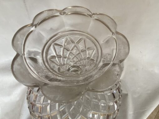 1950′ Coupe Baccarat Avec Cornet Signée Ø 28 cm H 47 cm – Image 4
