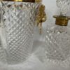 1970 'Champagne Bucket, Ice Cubes and Diamond Point Crystal Bottle With Gilt Bronze Lion Heads - Image 10